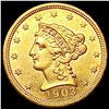 Image 1 : 1903 $2.50 Gold Quarter Eagle UNCIRCULATED