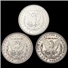Image 2 : [3] 1902-P Morgan Silver Dollar HIGH GRADE