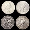 Image 2 : [4] 1902-1925 Silver Dollars HIGH GRADE