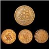 Image 2 : [4] 1841&1863 U.S. World Tokens HIGH GRADE