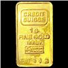 .03215oz Gold Bar Credit Suisse UNCIRCULATED