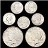 Image 1 : [7] 1924-1957 U.S. Silver Coinage HIGH GRADE