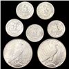 Image 2 : [7] 1924-1957 U.S. Silver Coinage HIGH GRADE