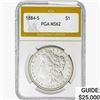 1884-S Morgan Silver Dollar PGA MS62