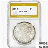 1881-S Morgan Silver Dollar PGA MS67