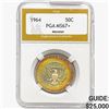Image 1 : 1964 Kennedy Half Dollar PGA MS67+ MONSTER