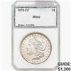 Image 1 : 1878-CC Morgan Silver Dollar PCI MS62