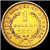 Image 2 : 1851 Rare Gold Dollar CLOSELY UNCIRCULATED