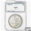 Image 1 : 1882-CC Morgan Silver Dollar PCI MS60 PL