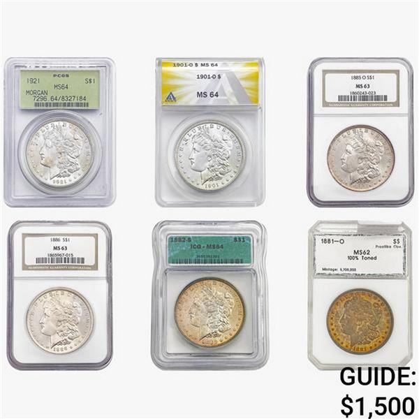 [6] 1881-1921 Morgan Silver Dollar  MS