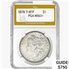 Image 1 : 1878 7/8TF Morgan Silver Dollar PGA MS63+