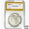 1880-O Morgan Silver Dollar PGA MS60