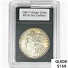 1889-P Morgan Silver Dollar  MS62