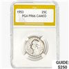 1953 Washington Silver Quarter PGA PR66 Cameo