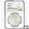 Image 1 : 1882-CC Morgan Silver Dollar NGC MS65+
