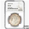 1897-O Morgan Silver Dollar NGC AU58
