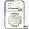 Image 1 : 1882-S Morgan Silver Dollar NGC MS64