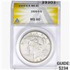 1926-S Silver Peace Dollar ANACS MS60
