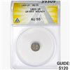 1869 1 Pence G.Britain Maundy ANACS AU55