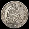 Image 1 : 1871 S Seated Liberty Half Dime CLOSELY UNCIRCULATED