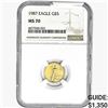 Image 1 : 1987 U.S. 1/10oz Gold $5 NGC MS70