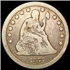Image 1 : 1877-CC Seated Liberty Quarter NICELY CIRCULATED