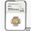 Image 1 : 1938-D Buffalo Nickel NGC MS67