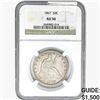 Image 1 : 1867 Seated Liberty Half Dollar NGC AU50