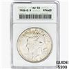 1926-D Silver Peace Dollar ANACS AU58