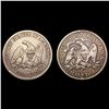 Image 2 : [2] 1877-S&1858 Seated Liberty Half Dollar NICELY CIRCULATED