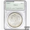 1887 Morgan Silver Dollar PCGS MS64