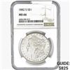 Image 1 : 1882-S Morgan Silver Dollar NGC MS66