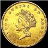 Image 1 : 1854 Rare Gold Dollar CLOSELY UNCIRCULATED