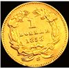 Image 2 : 1858-S Rare Gold Dollar HIGH GRADE