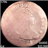 Image 1 : 1796 Draped Bust Half Dollar NICELY CIRCULATED