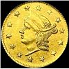 1864 BG-866 Round California Gold Quarter CHOICE AU