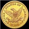 Image 2 : 1900 $2.50 Gold Quarter Eagle CHOICE BU