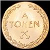 Image 2 : 1927 Abe Lincoln Gold Token K-1043 CLOSELY UNCIRCULATED
