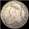 Image 1 : 1821 O-107R Capped Bust Half Dollar NICELY CIRCULATED
