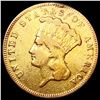 Image 1 : 1878 $3 Gold Piece HIGH GRADE