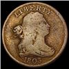 Image 1 : 1803 Draped Bust Half Cent NICELY CIRCULATED