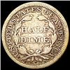 Image 2 : 1859 Seated Liberty Half Dime NICELY CIRCULATED