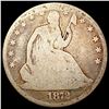 Image 1 : 1872 Seated Liberty Half Dollar NICELY CIRCULATED