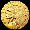 Image 1 : 1909 $2.50 Gold Quarter Eagle CLOSELY UNCIRCULATED