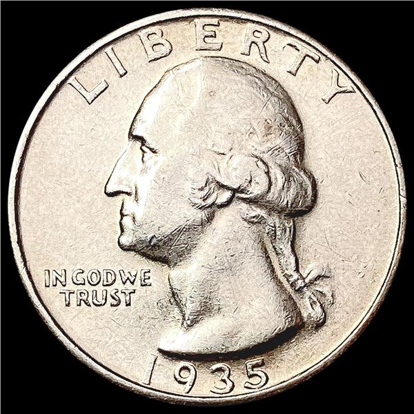 1935-S Washington Silver Quarter UNCIRCULATED