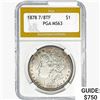 1878 7/8TF Morgan Silver Dollar PGA MS63