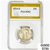 Image 1 : 1924-D Standing Liberty Quarter PGA MS62