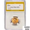 Image 1 : 1942 Wheat Cent PGA PR65 RED