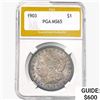 Image 1 : 1903 Morgan Silver Dollar PGA MS65