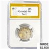 1917 Standing Liberty Quarter PGA MS65 FH Ty 2